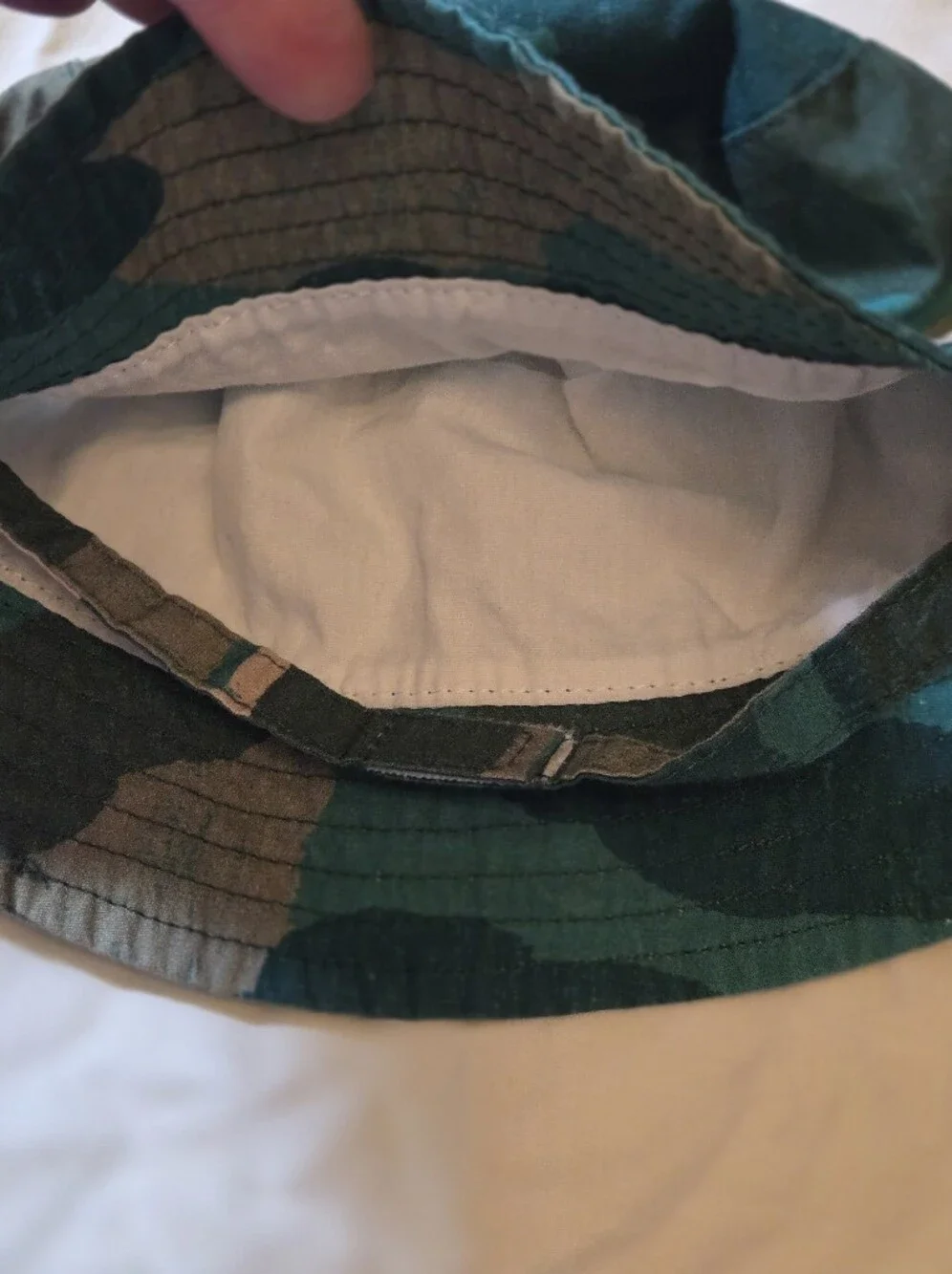 Kids Green Camouflage Bucket Hat